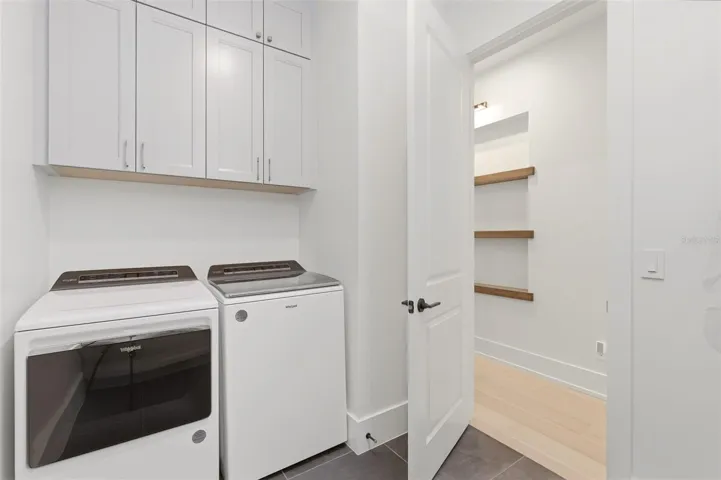 Upstairs laundry room