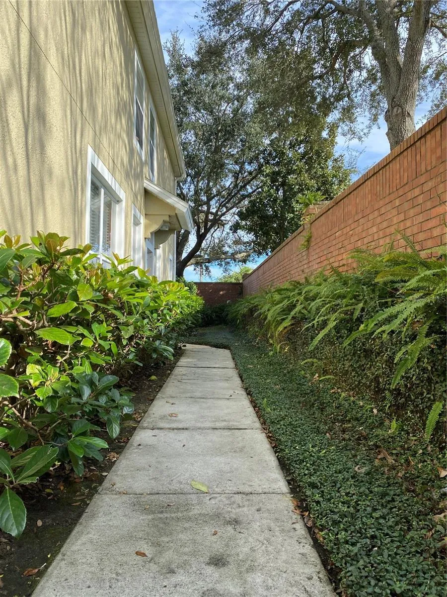 Walkway to front door