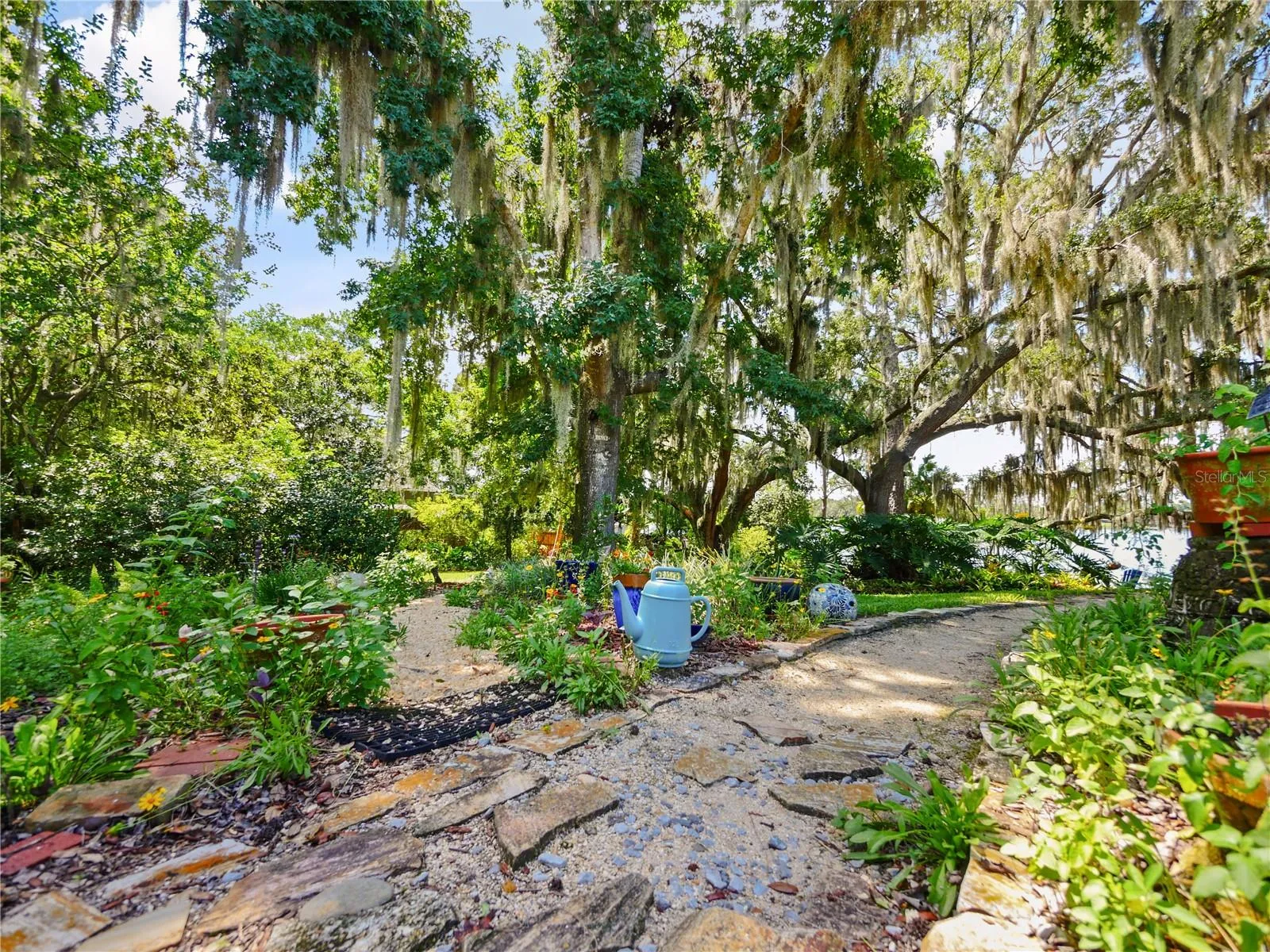 STONE WALKWAY TO LAKE