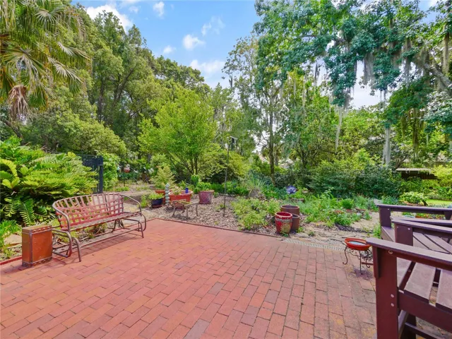 LARGE OPEN BRICK PATIO