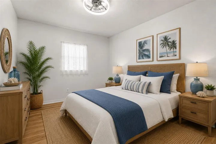 Bedroom - Virtually Staged Furniture