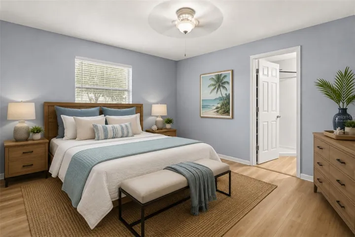 Bedroom - Virtually Staged Furniture