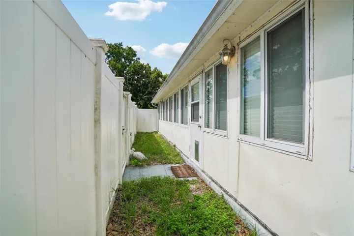 Backyard w/ Fence