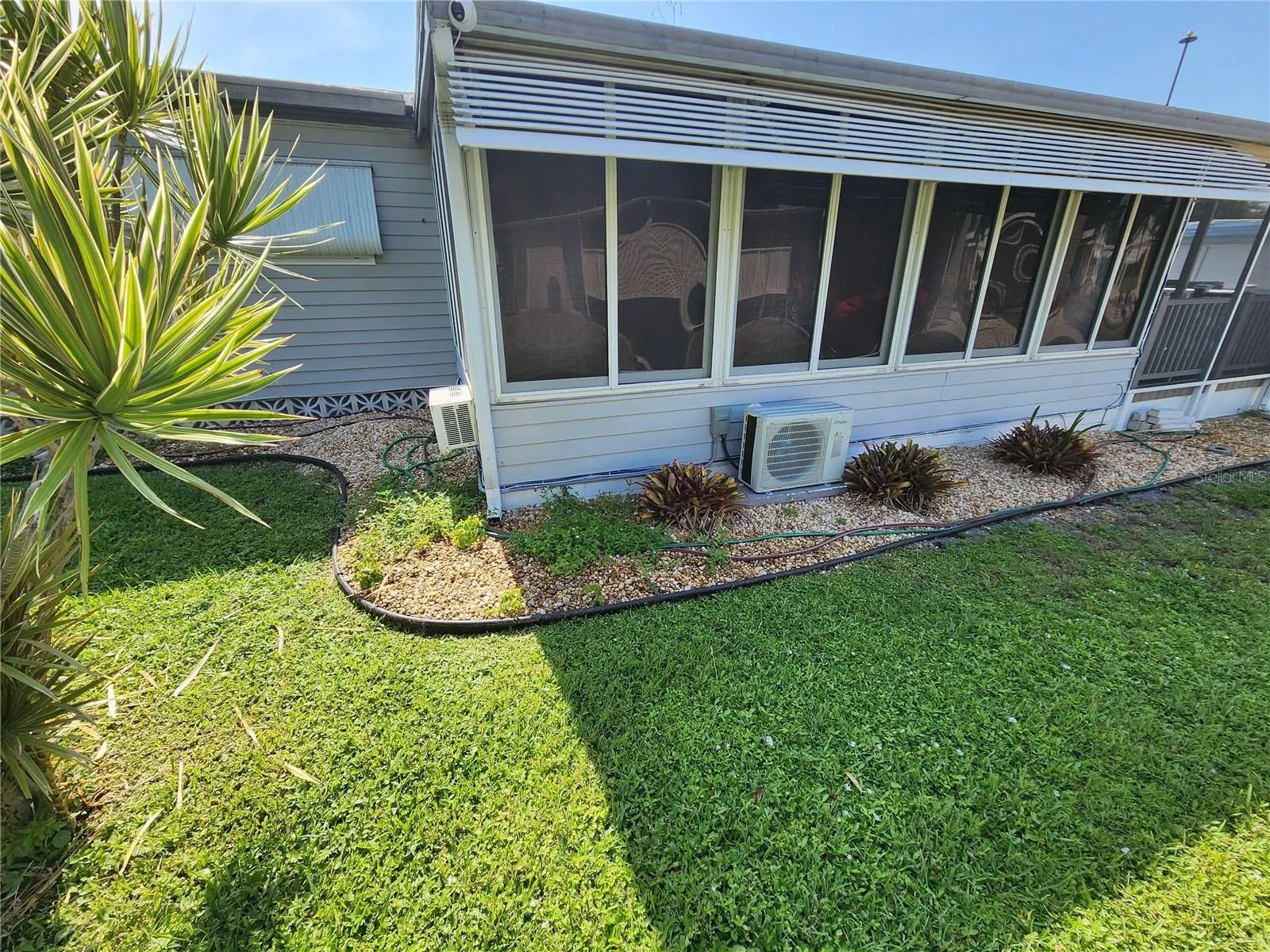 Lanai side of house