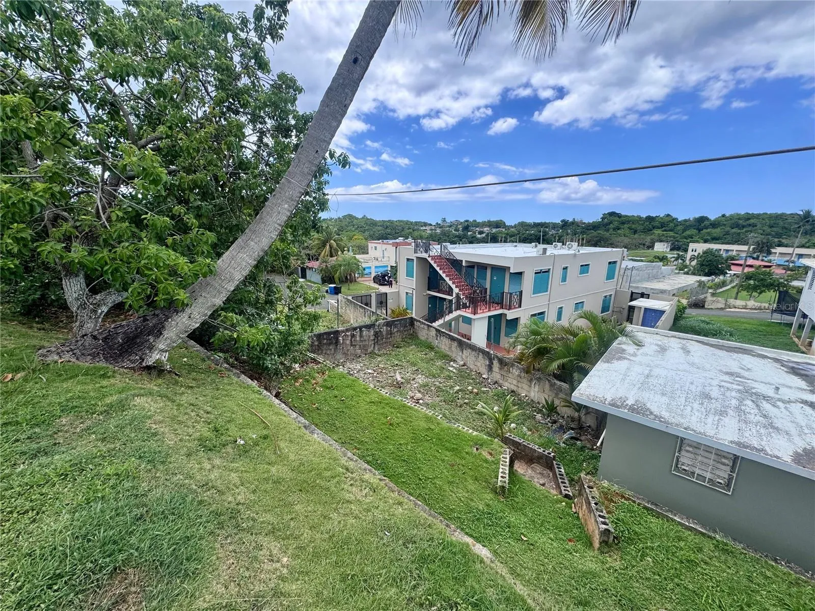 Top level of the backyard