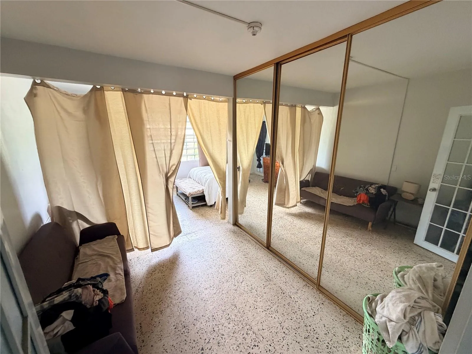 Unit 2 Second floor First Bedroom Large room with 2 areas Closet and sitting area