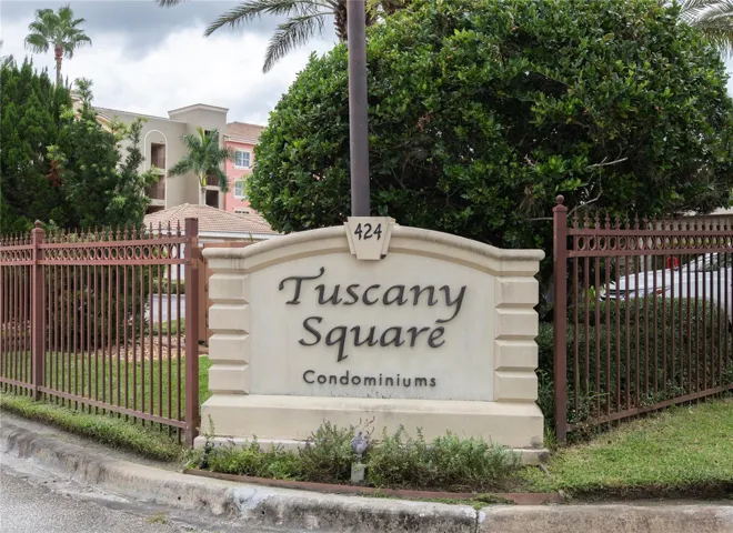 GATED ENTRANCE TO TUSCANY SQUARE