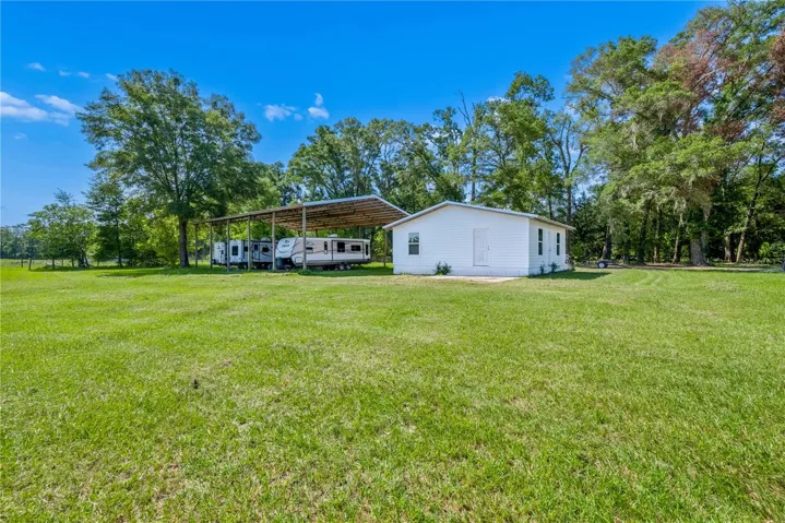 pole barn and detached garage