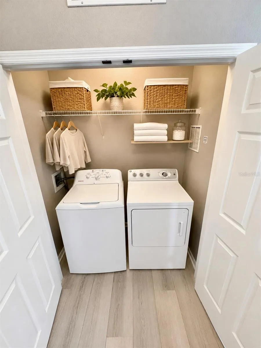 Laundry closet