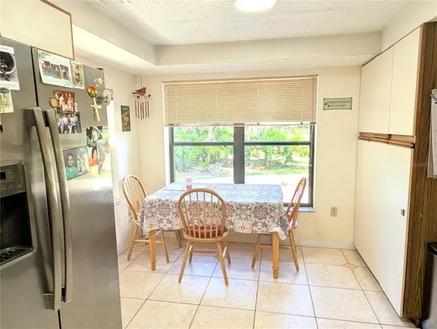 Breakfast nook overlooking the farm