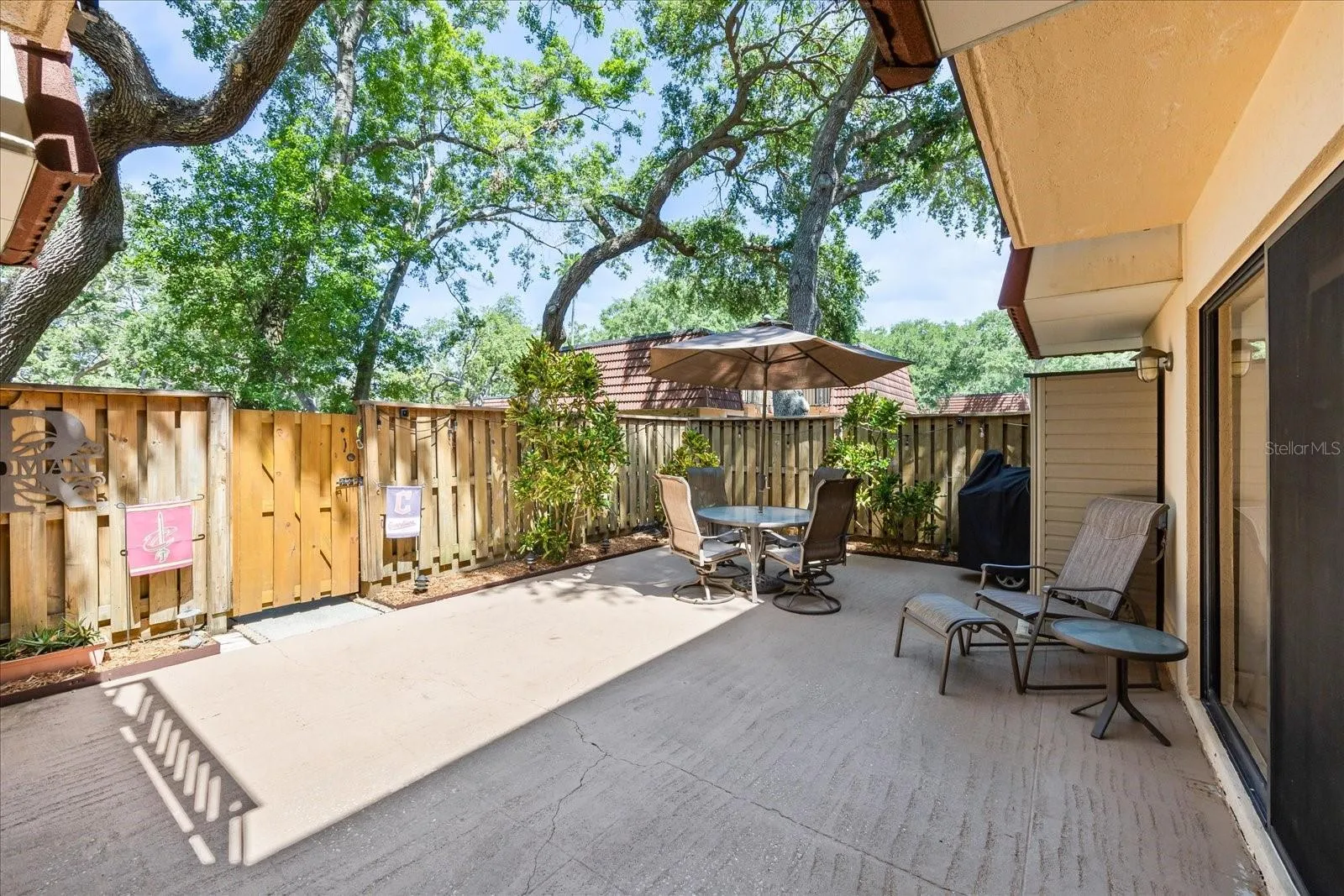 Over 500 square feet of private outdoor living space.