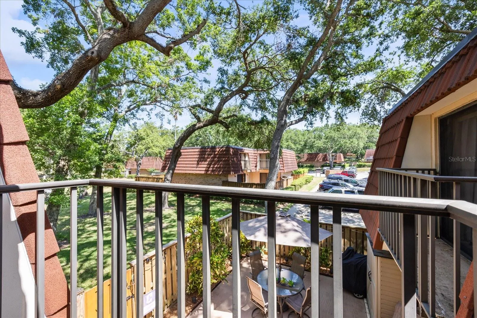 View from the private balcony off of the guest bedroom.