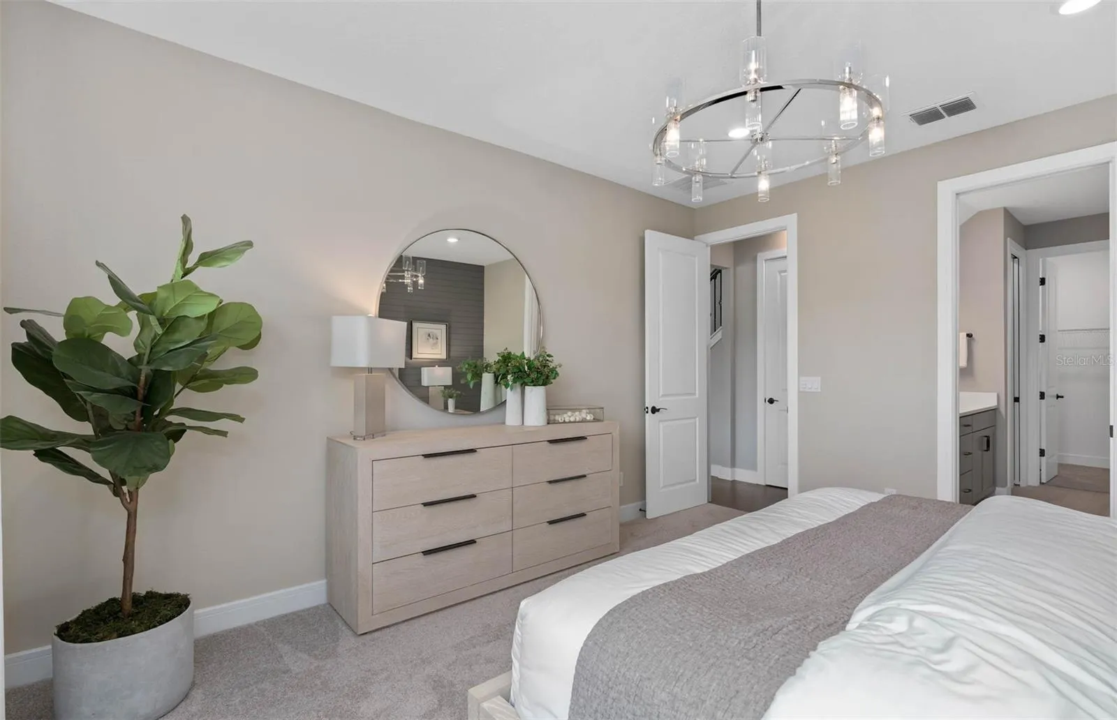 Model Home Design Only. Pictures and furnishings are for illustrative purposes only. Elevations, colors and options may vary. Furniture is for model home staging only.