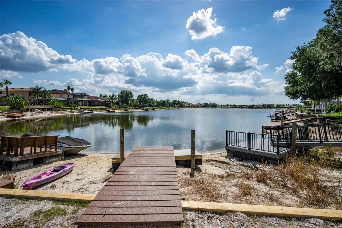 New dock and sea wall