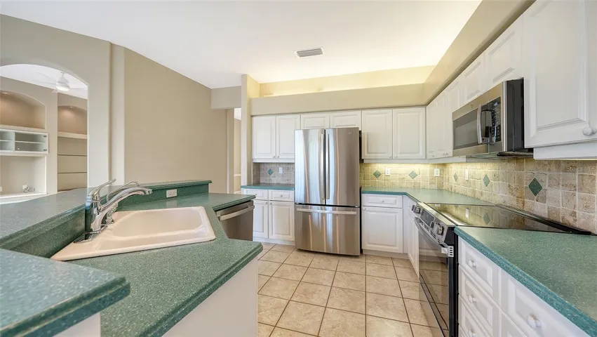 Kitchen with brand new stainless appliances