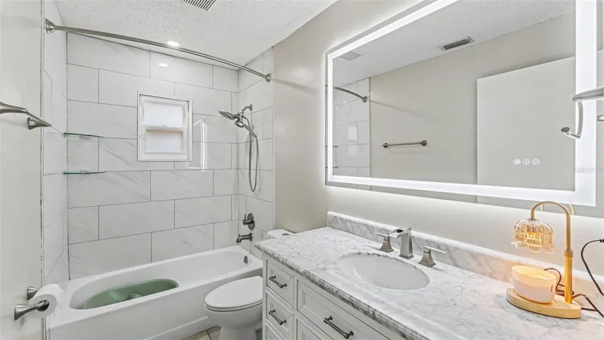 Hallway bathroom