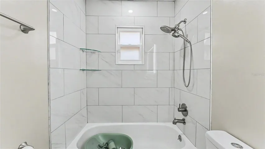 Hallway bathroom