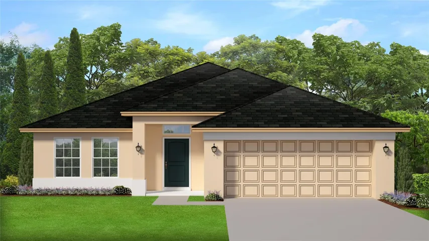 Rendering of home for illustrative purposes only.  Colors and features will vary!