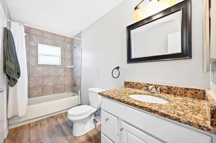 Updated second full bath.