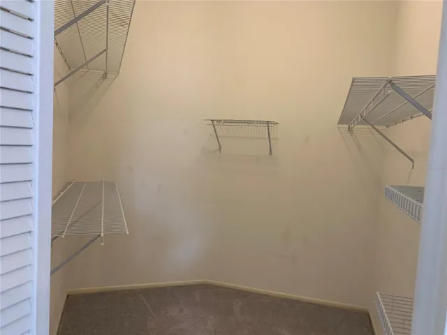 Large walk in closet, master bdr.