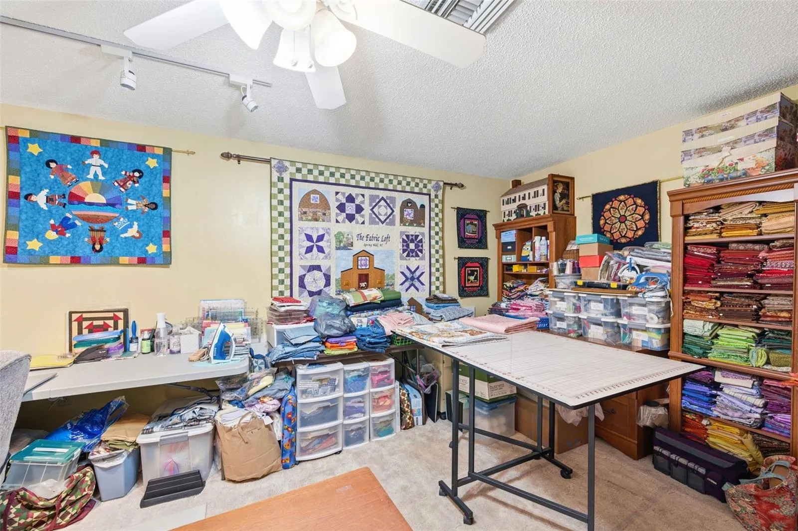 Office/Den used as Quilt Room.