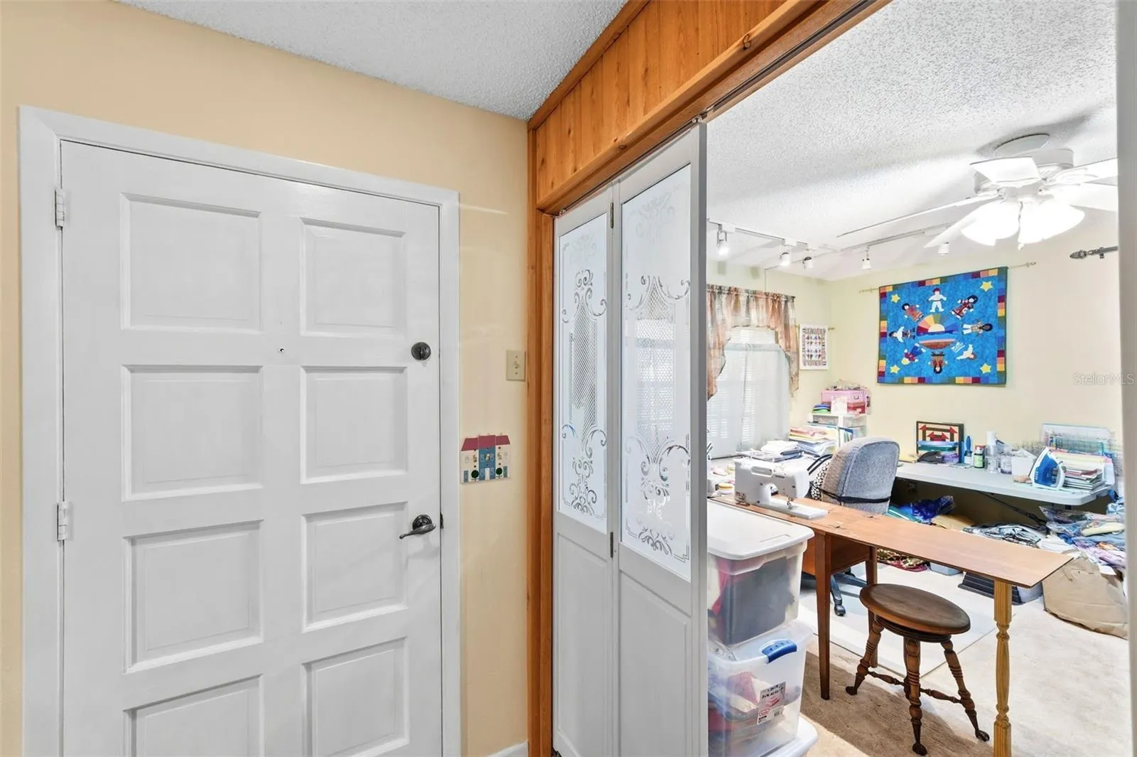 Entrance into the house & view into large office
