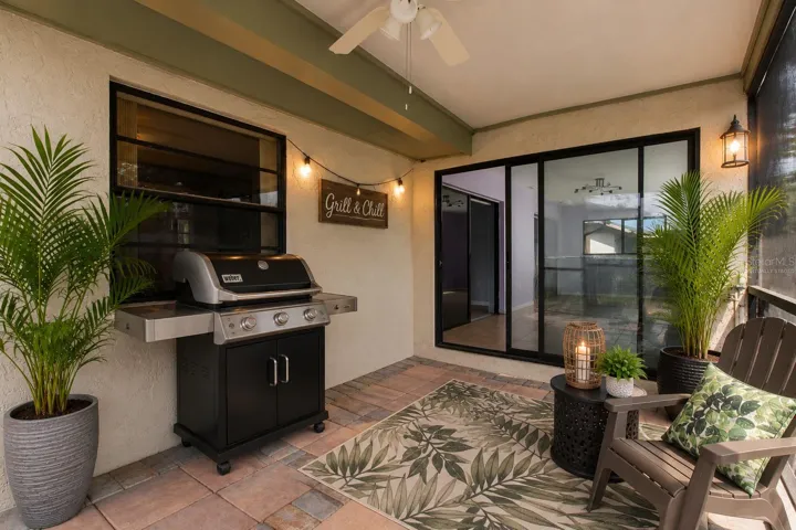 Patio room Virtually Staged
