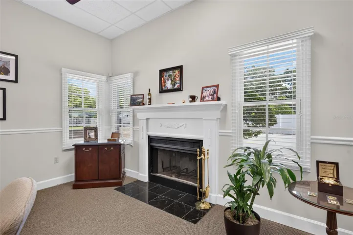 Executive office 1 with fireplace