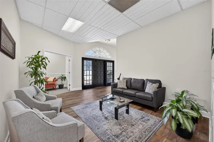First Floor reception area showing entrance from front door