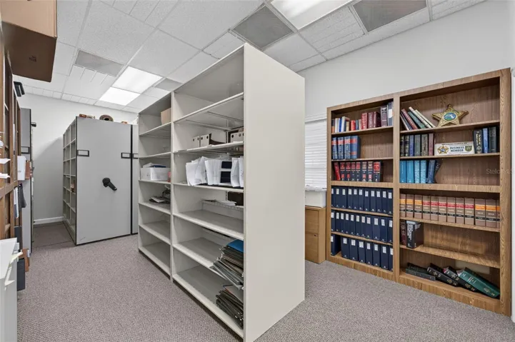 Filing area and storage