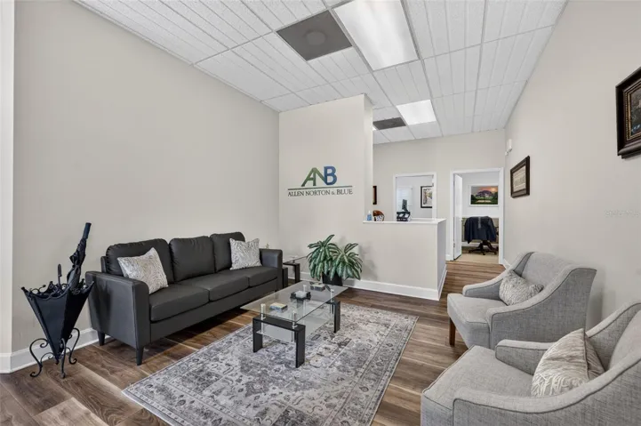 First Floor reception area