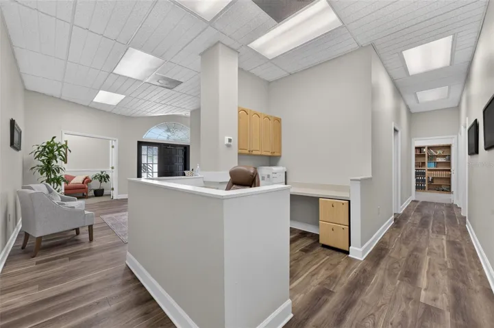First floor receptionist area