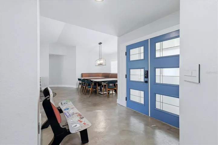 View into the Dining Room from the entrance.