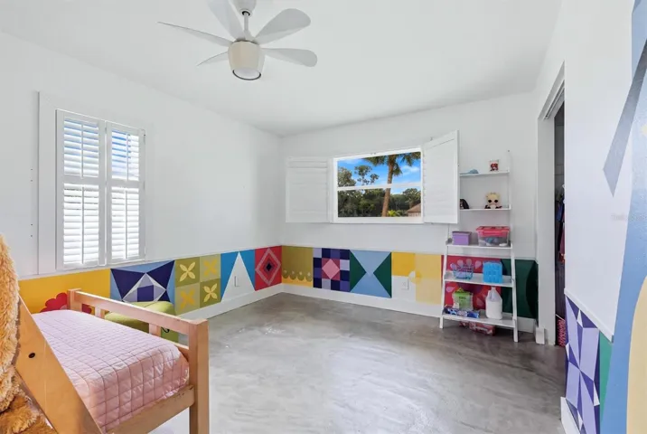 2nd Bedroom with Plantation Shutters