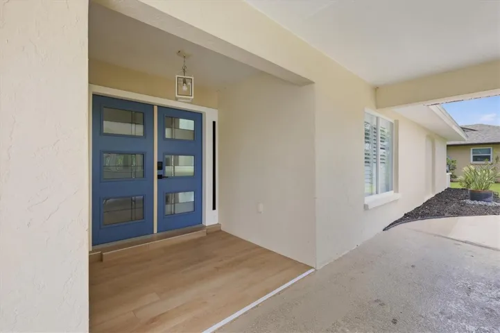 Double Door Entrance