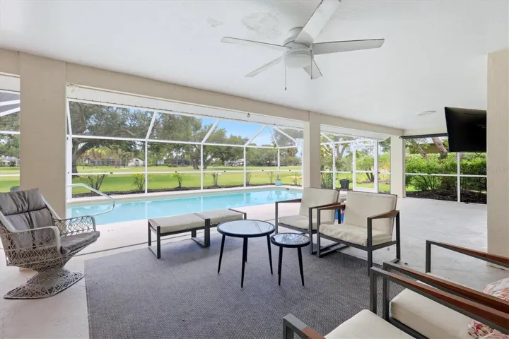 Ample Covered Outdoor Gathering Areas