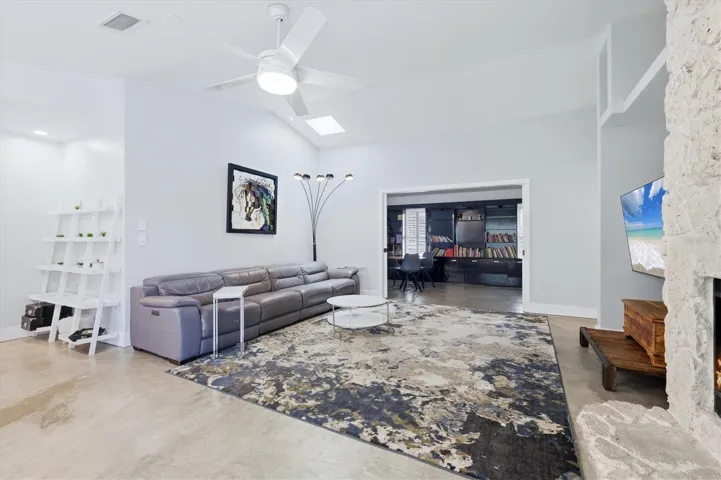 View of the Den Located directly off of the Family  Room