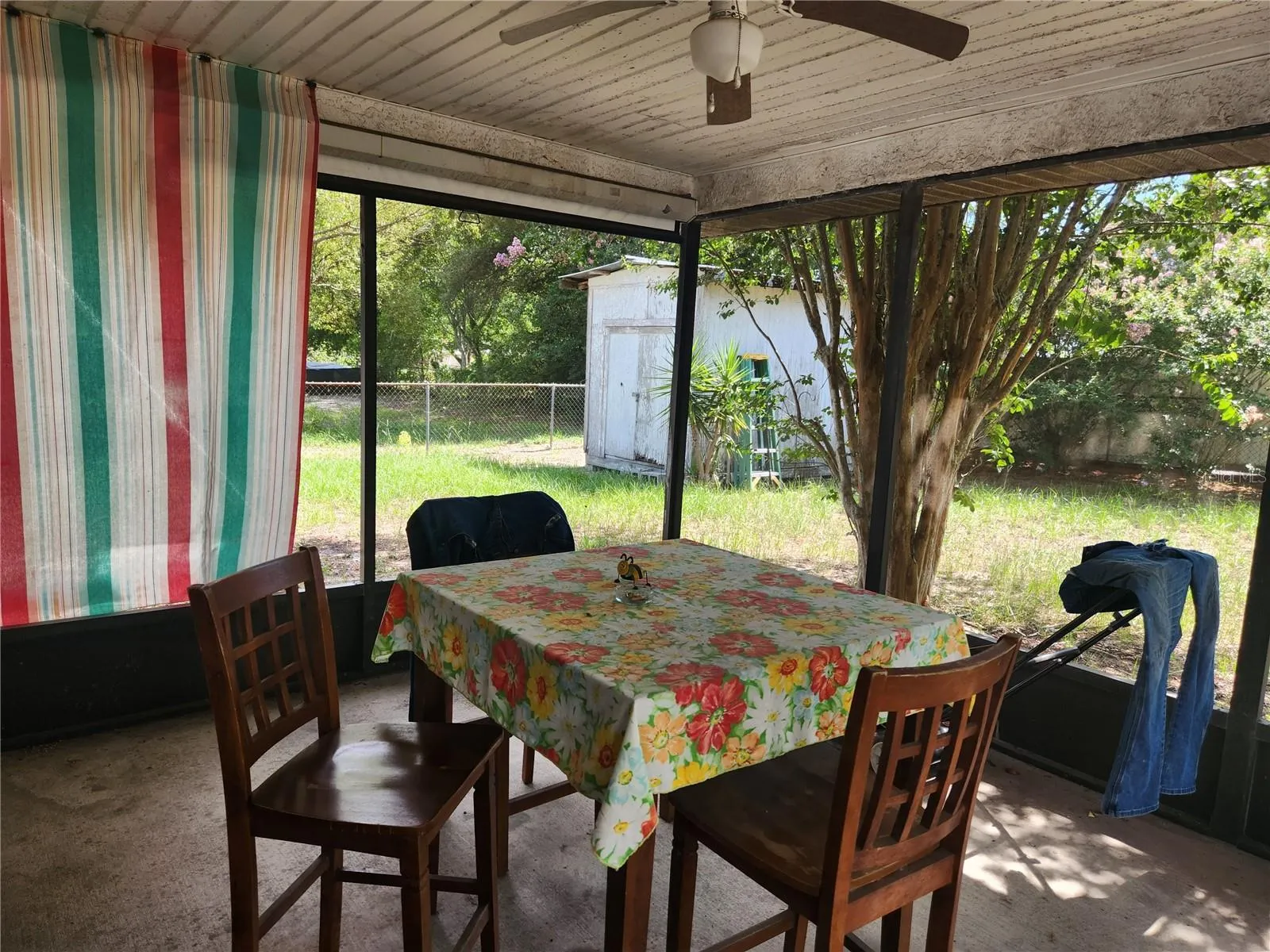 Patio view 1 &amp; shed