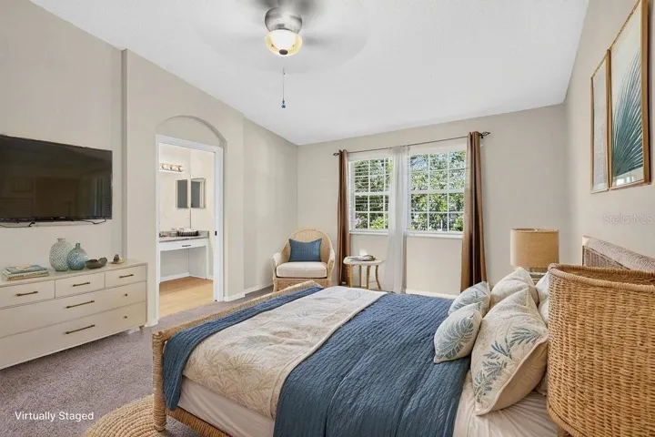 Staged Master Bedroom