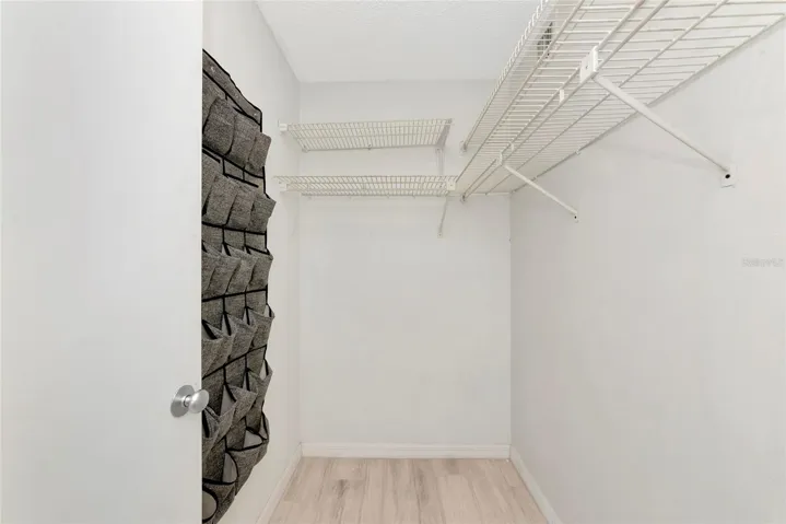 One of Two Primary Closets