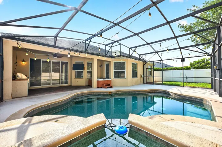Your private screened pool awaits!