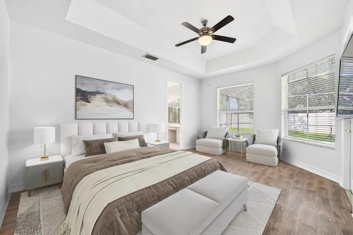 Primary Suite. Virtually Staged.