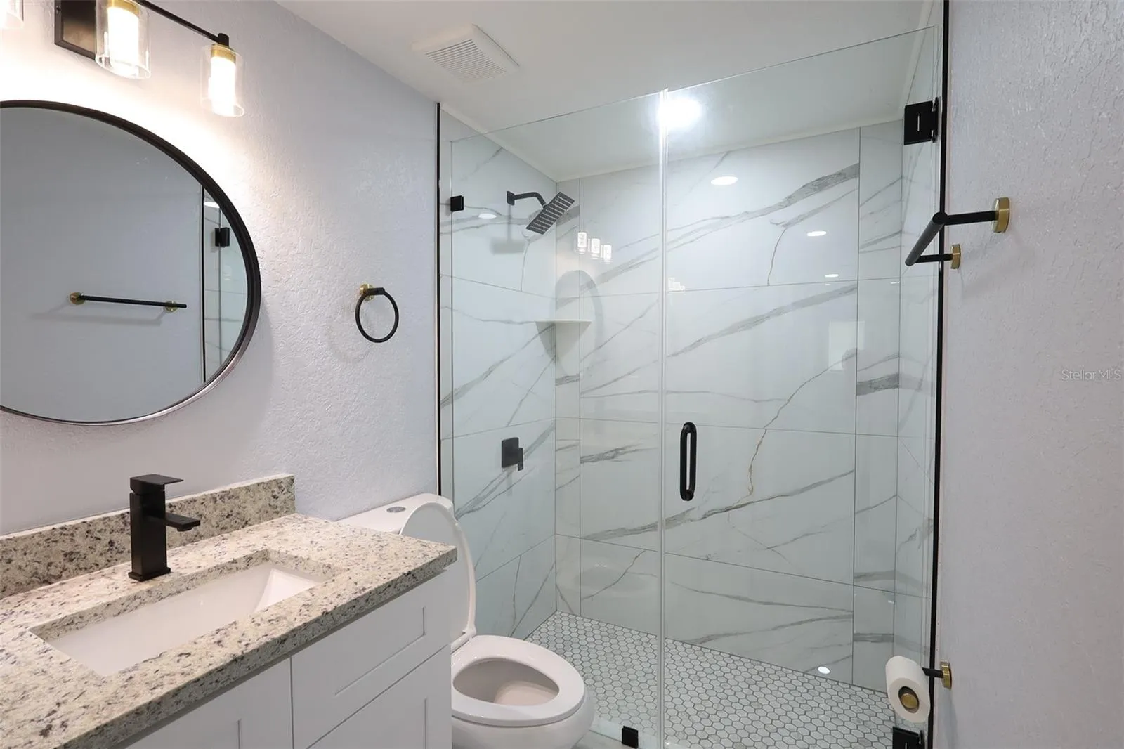 Hallway bathroom