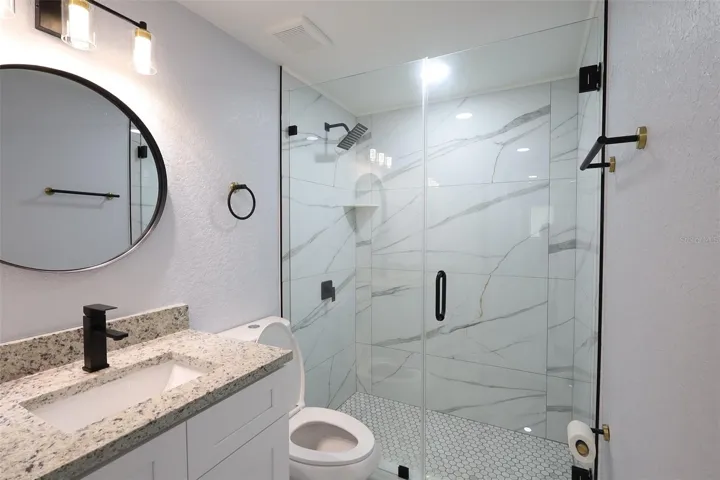 Hallway bathroom