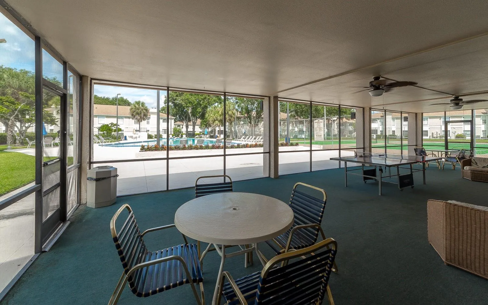 Clubhouse porch