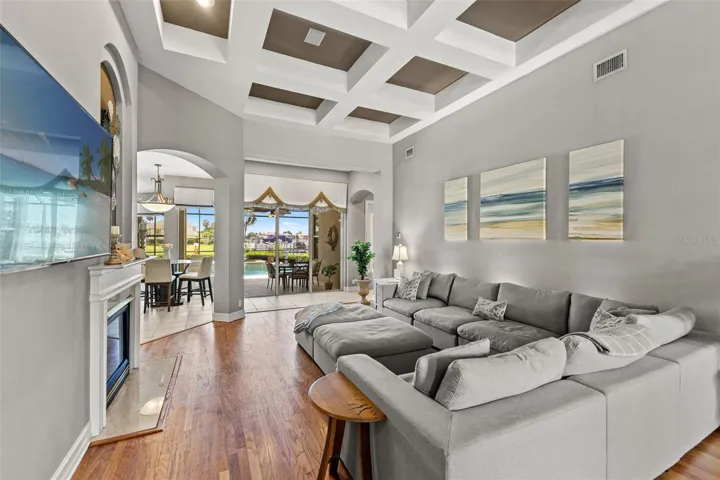 Expansive views of the water