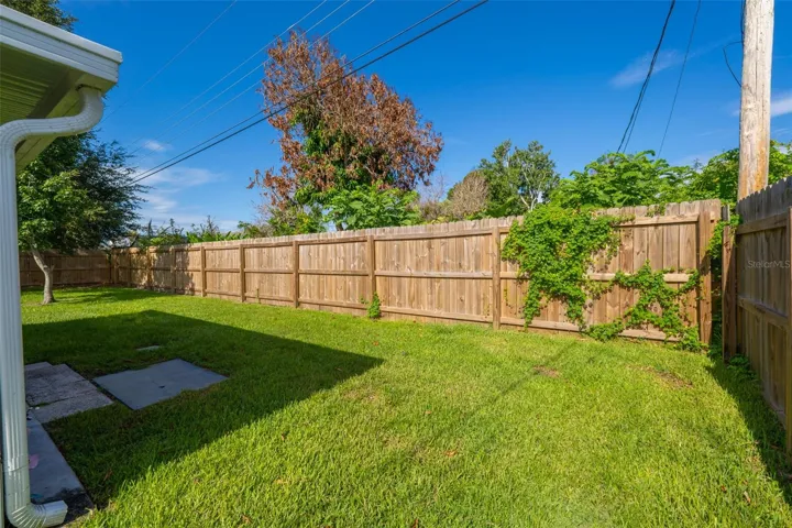 Fully-Fenced Private Backyard