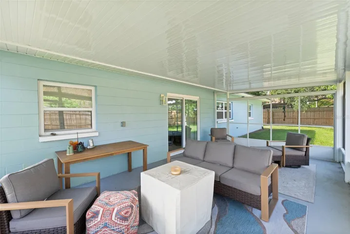 Spacious Rear Porch