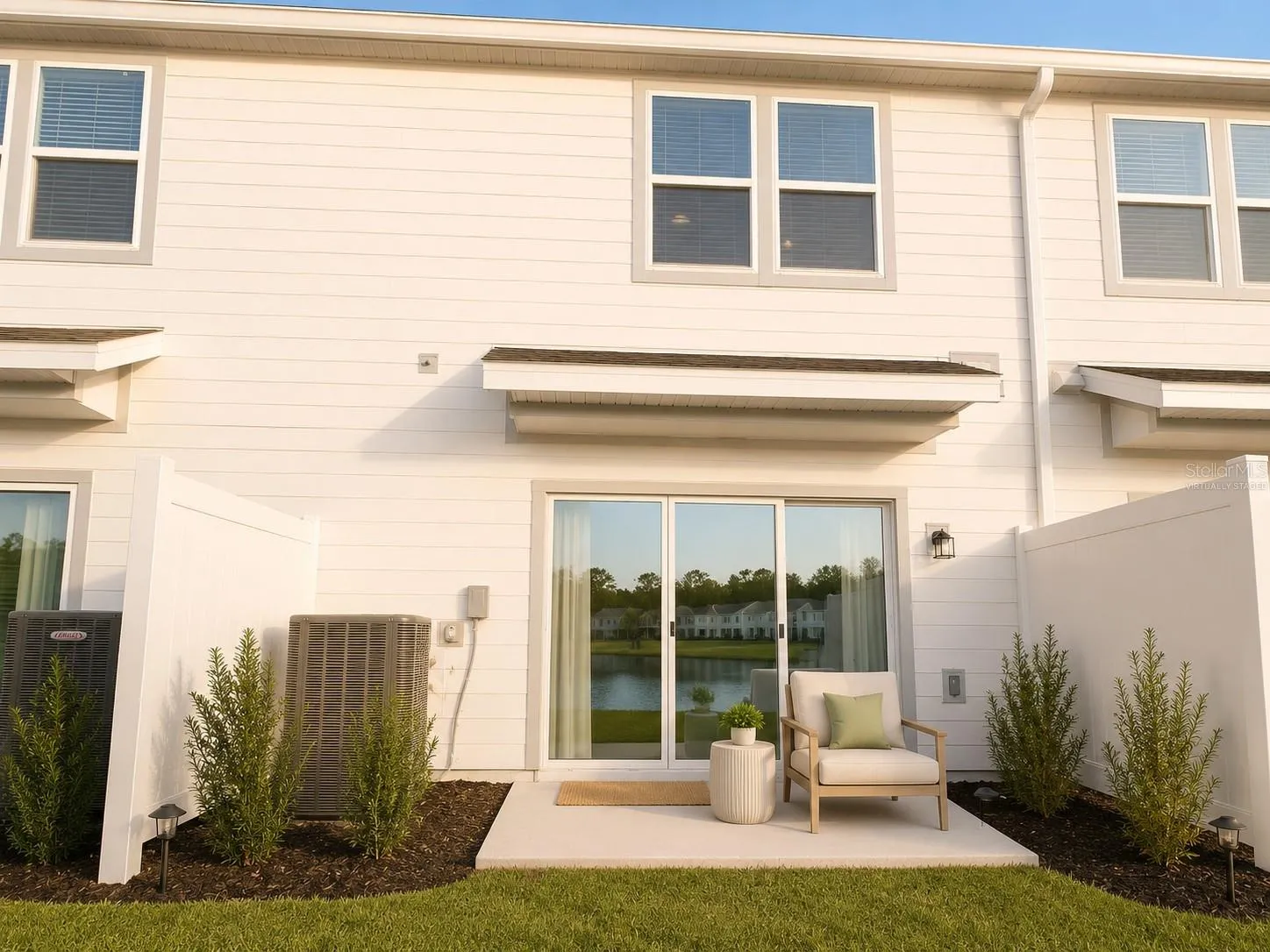 Rear Patio – Virtually Staged