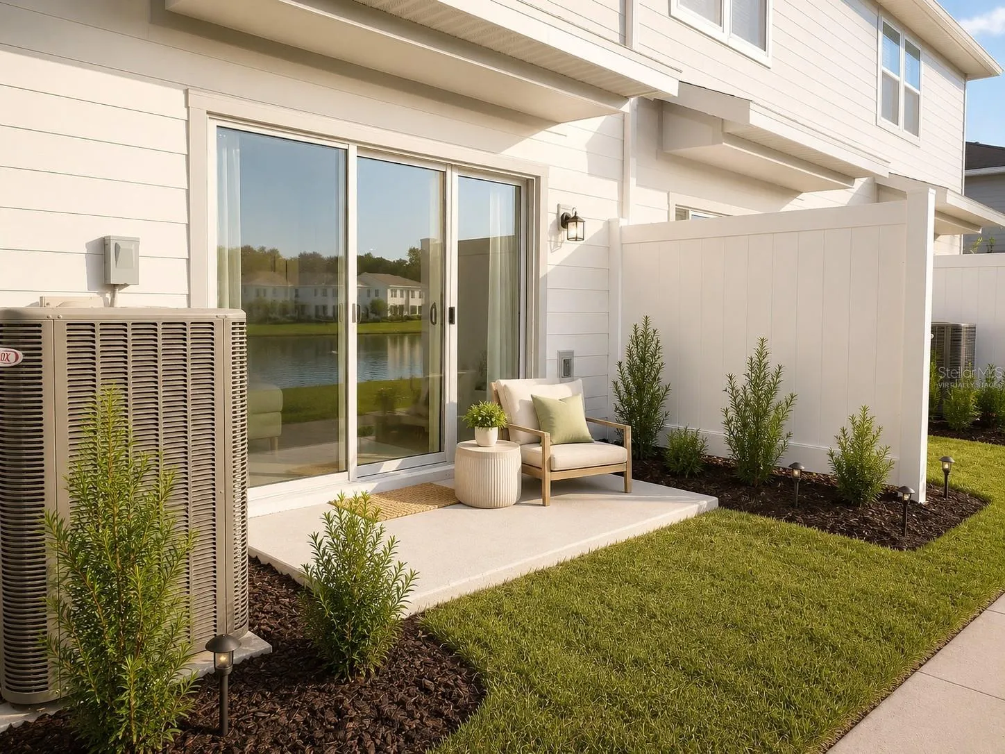 Rear Patio – Virtually Staged